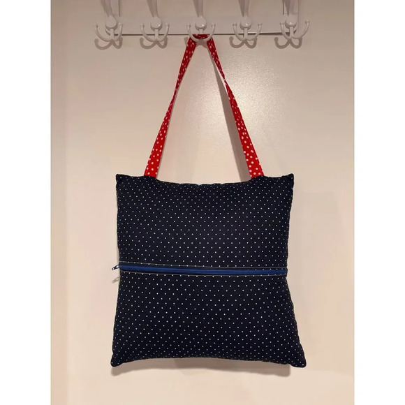 Reading Book Pocket Pillow Handmade USA Minions 14"x14" Cotton - Picture 4 of 4